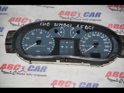 Ceas bord RENAULT CLIO II 1998-2016 oe 8200072506, vedere frontata