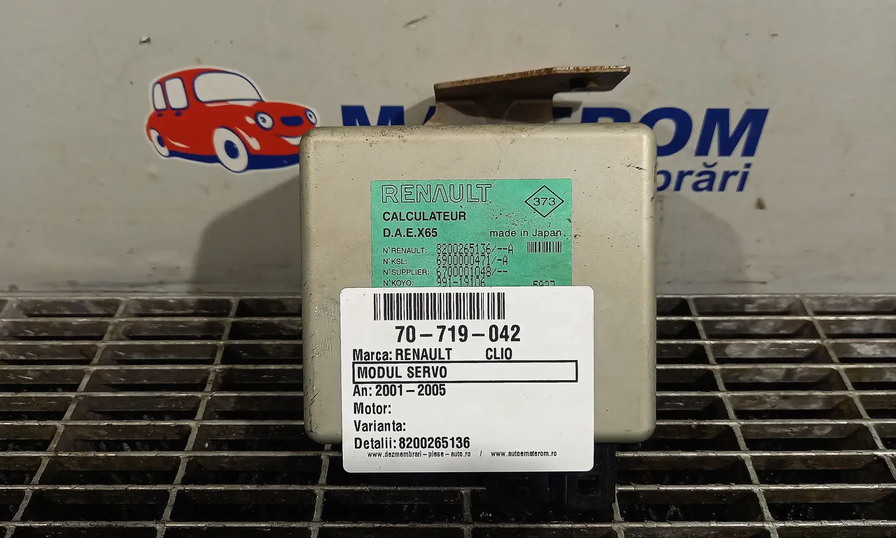MODUL SERVO RENAULT CLIO II 1998-2016