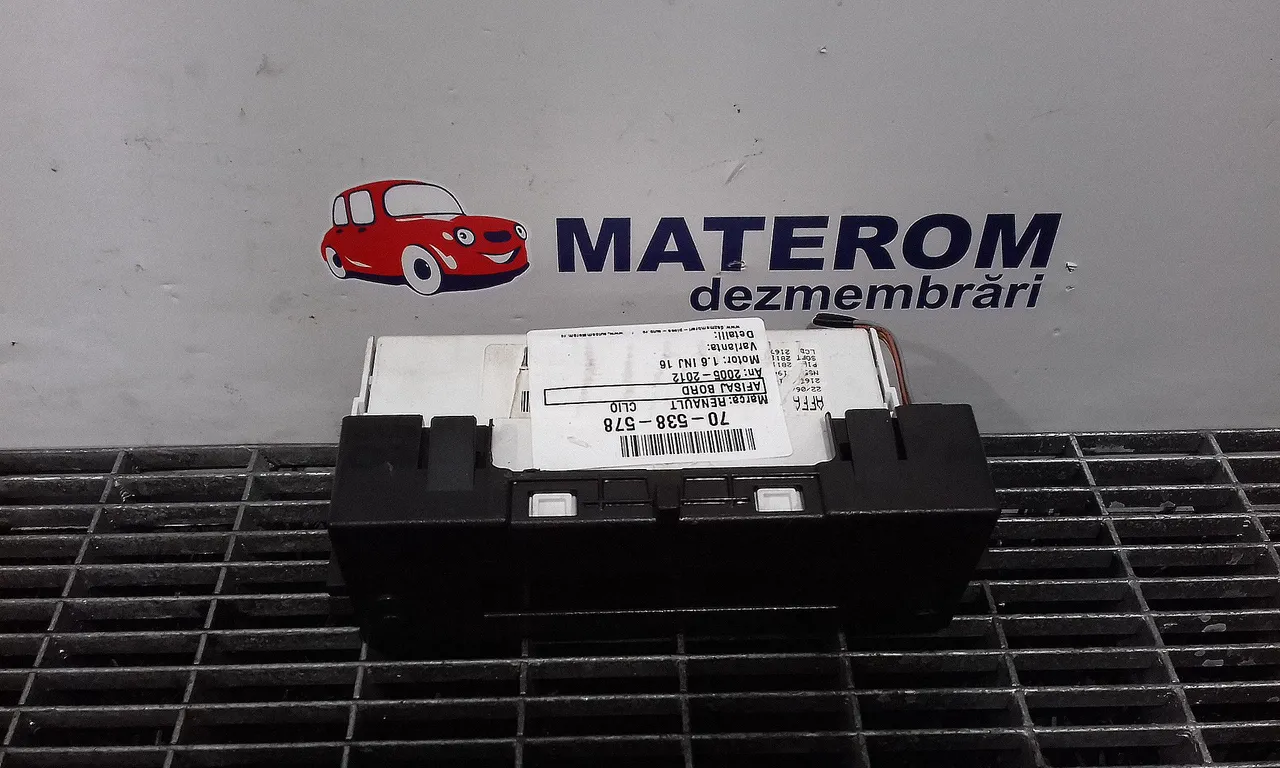AFISAJ BORD RENAULT CLIO III 2005-2014