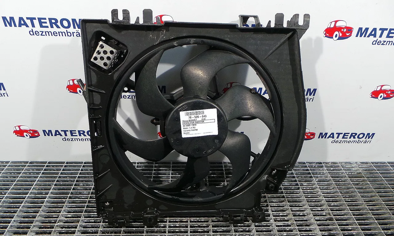 VENTILATOR RADIATOR RENAULT CLIO III 2005-2014