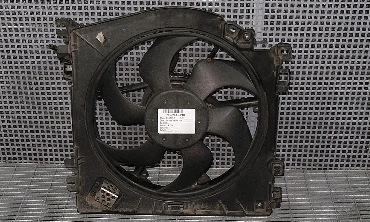 VENTILATOR RADIATOR RENAULT CLIO III 2005-2014