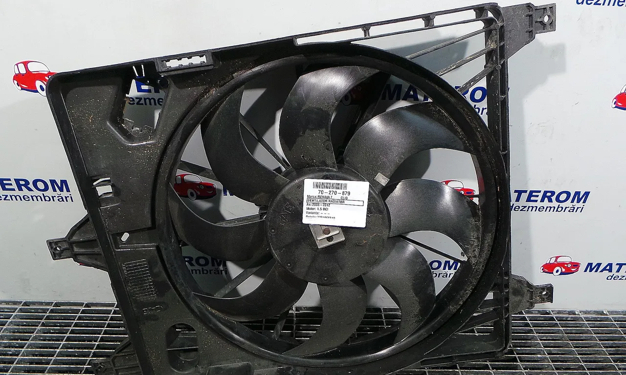 VENTILATOR RADIATOR RENAULT CLIO III 2005-2014
