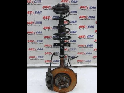 Amortizor suspensie stanga fata RENAULT CLIO III 2005-2014, vedere frontata
