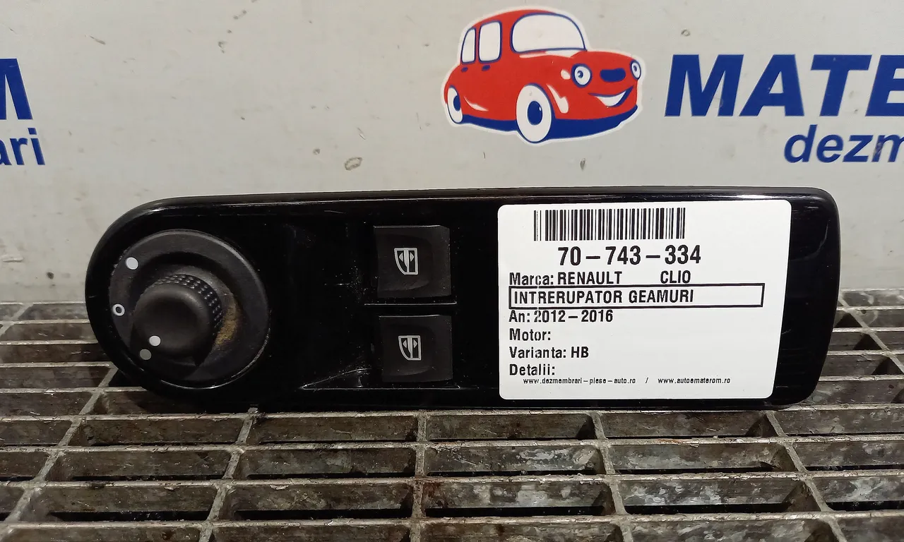 INTRERUPATOR GEAMURI RENAULT CLIO IV 2012-2021
