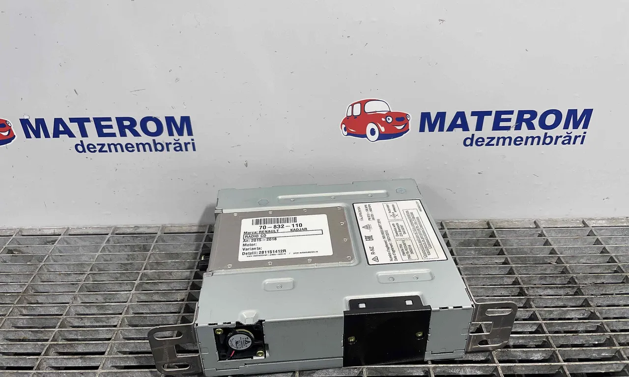 RADIO CD RENAULT KADJAR 2015-2018