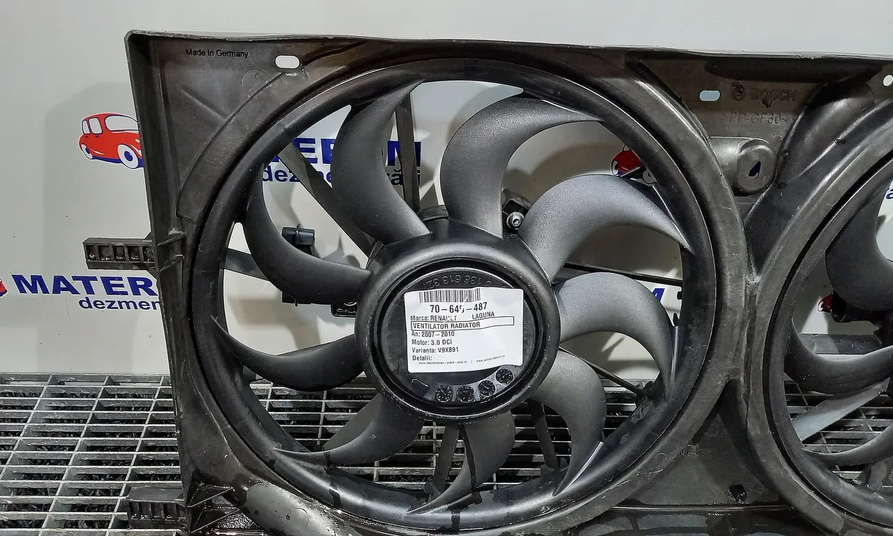 VENTILATOR RADIATOR RENAULT LAGUNA III 2007-2015