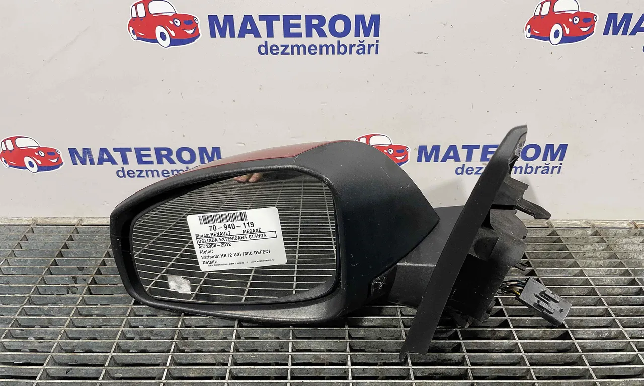 OGLINDA EXTERIOARA STANGA RENAULT MEGANE III 2008-2012