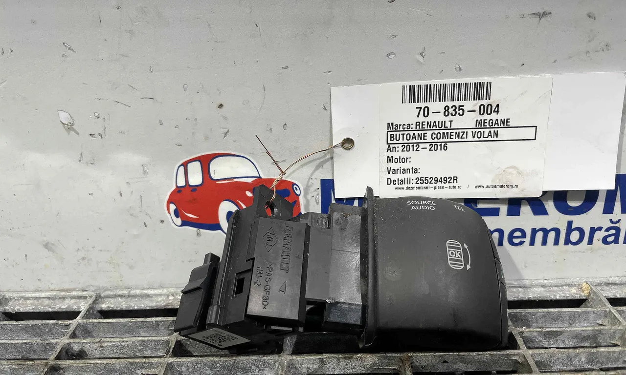 BUTOANE COMENZI VOLAN RENAULT MEGANE III 2008-2016