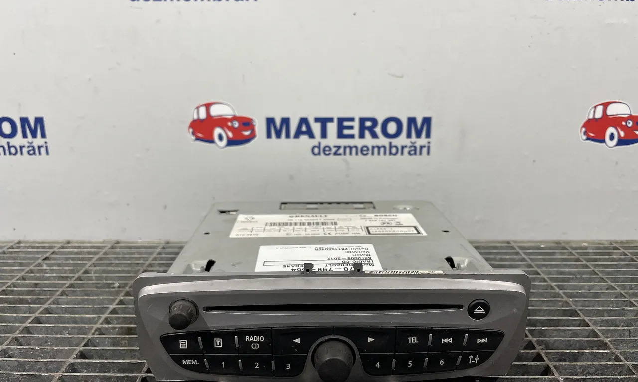 RADIO CD RENAULT MEGANE III 2008-2016