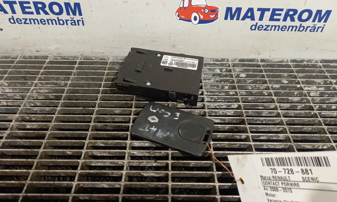 CONTACT PORNIRE RENAULT SCENIC III 2008-2016
