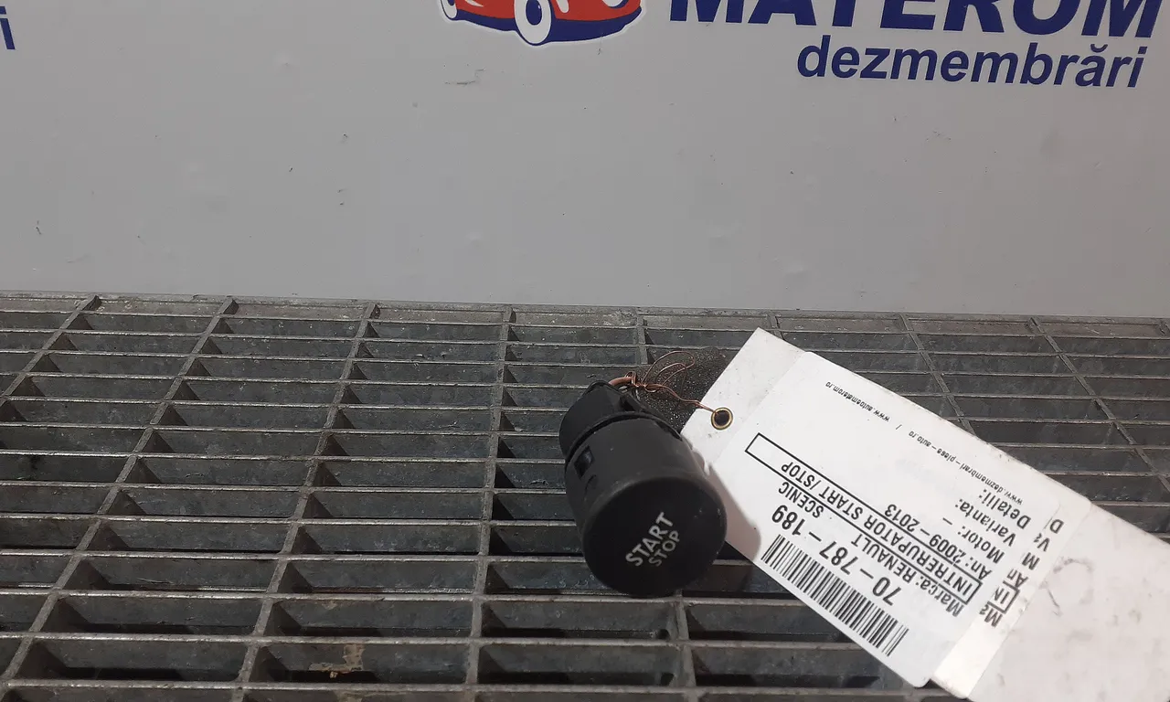 INTRERUPATOR START /STOP RENAULT SCENIC III 2008-2016