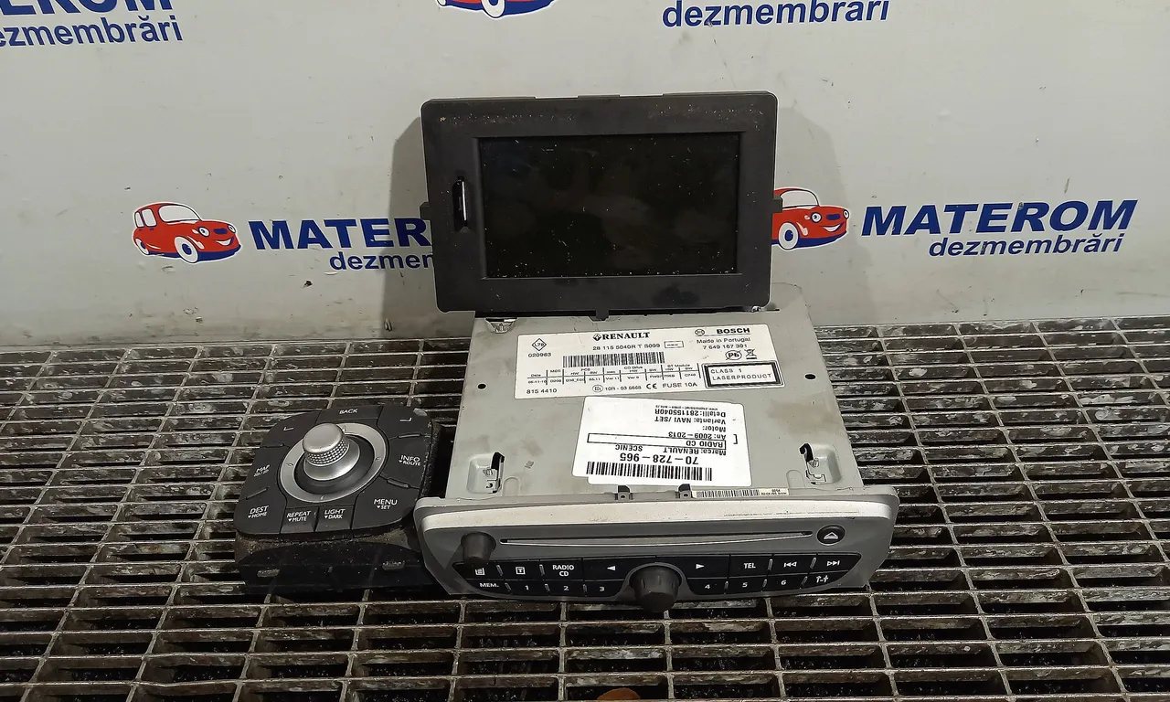 RADIO CD RENAULT SCENIC III 2008-2016