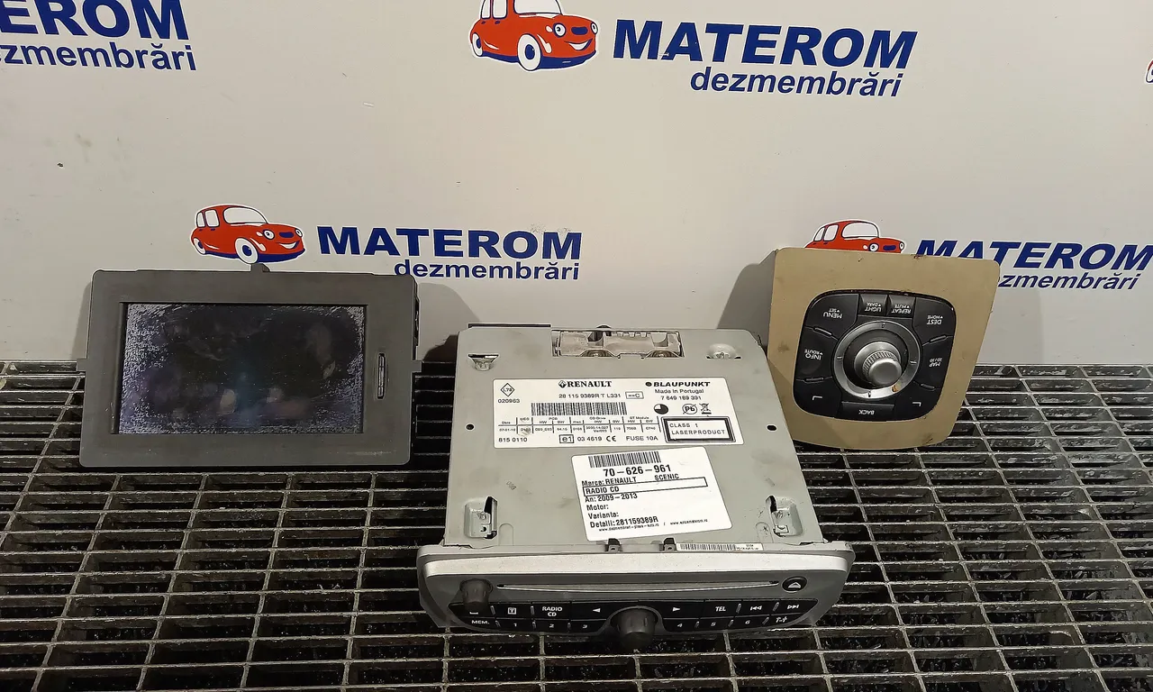 RADIO CD RENAULT SCENIC III 2008-2016