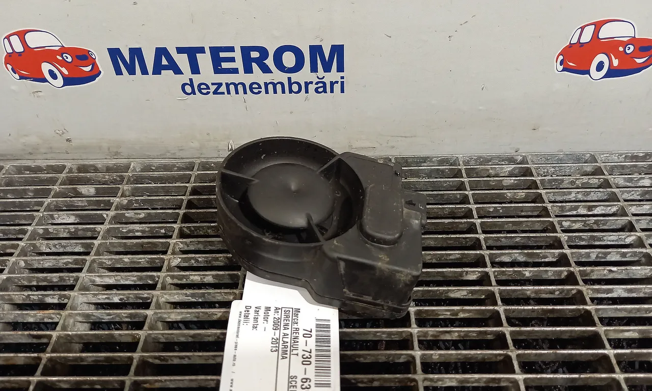SIRENA ALARMA RENAULT SCENIC III 2008-2016