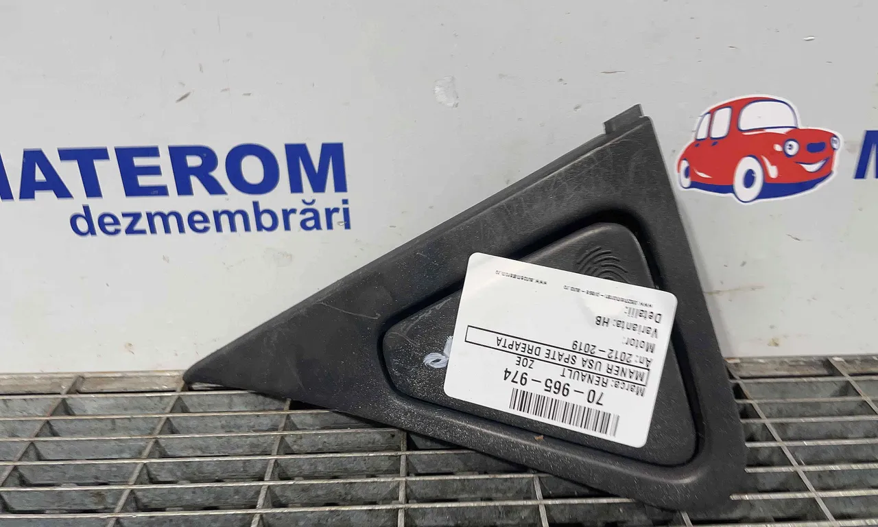 MANER USA SPATE DREAPTA RENAULT ZOE 2012-2019