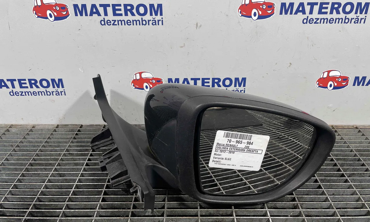 OGLINDA EXTERIOARA DREAPTA RENAULT ZOE 2012-2019