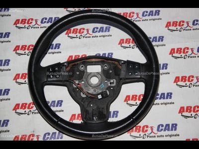 Volan din piele cu comenzi SEAT LEON 2005-2013 oe 5P0959537, vedere frontata