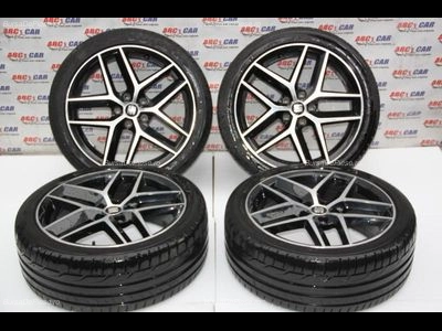 Set jante aliaj R18 SEAT LEON 2012-2021 oe 5F0601025AB, vedere frontata
