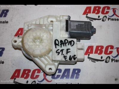 Motoras macara usa stanga fata