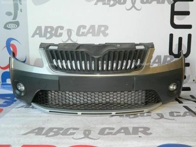 Bara fata cu grila SKODA FABIA II 2007-2014, vedere frontata