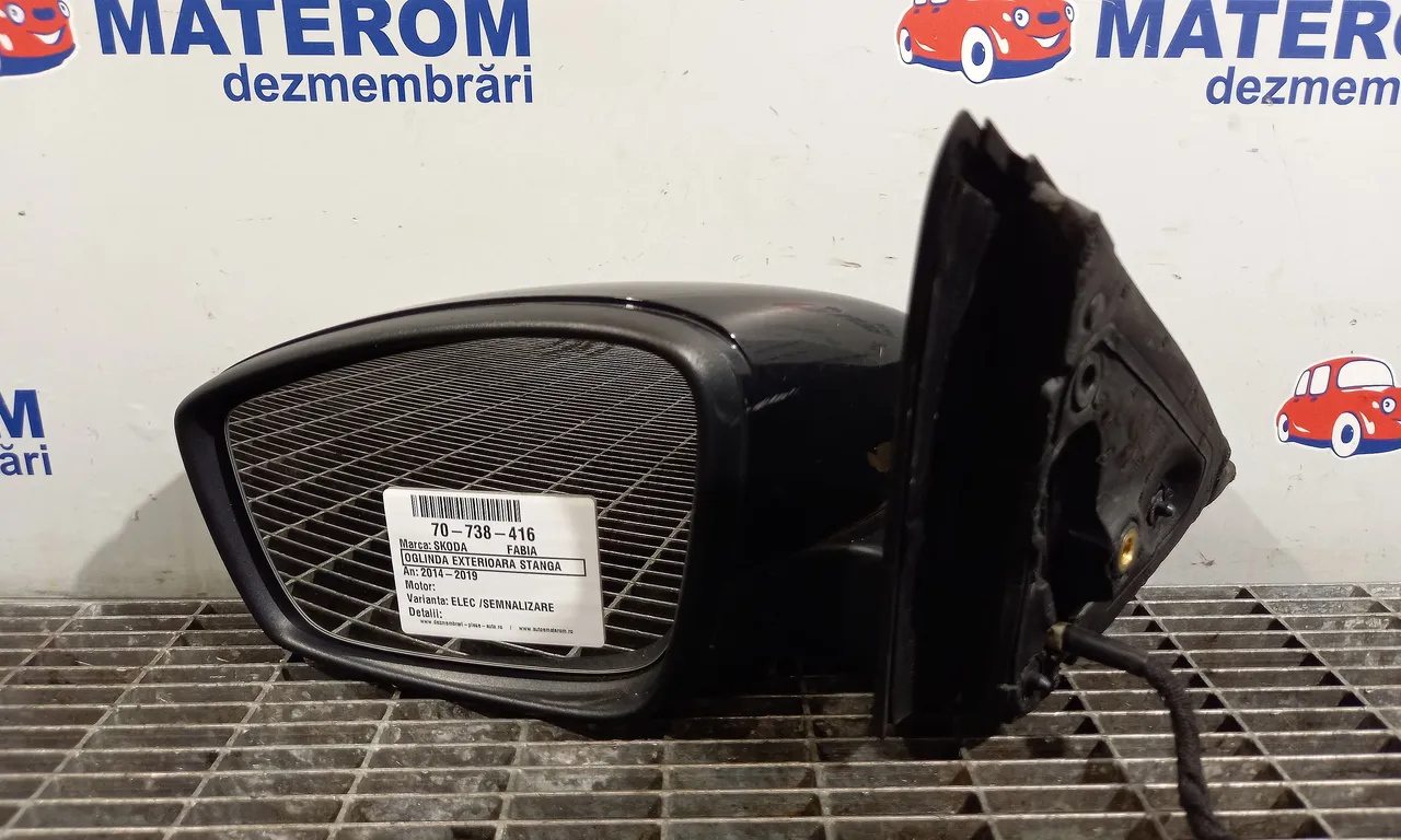 OGLINDA EXTERIOARA STANGA SKODA FABIA III 2014-2021
