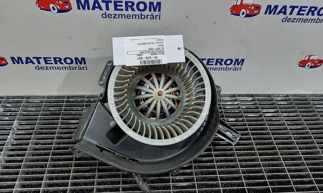 VENTILATOR INCALZIRE SKODA FABIA III 2014-2021