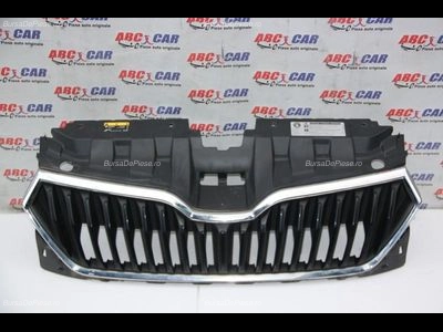 Grila radiatoare SKODA FABIA III 2014-2022 oe 6V0853653C, vedere frontata