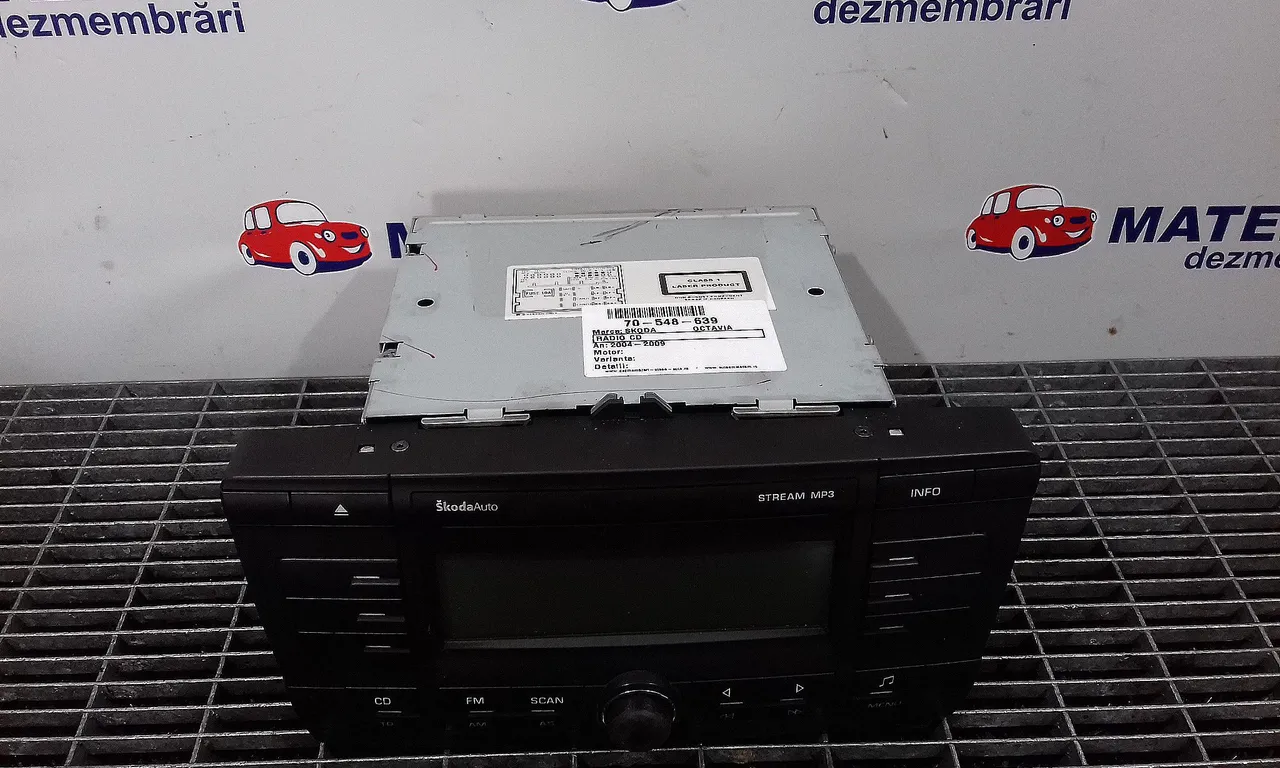 RADIO CD SKODA OCTAVIA II 2004-2013