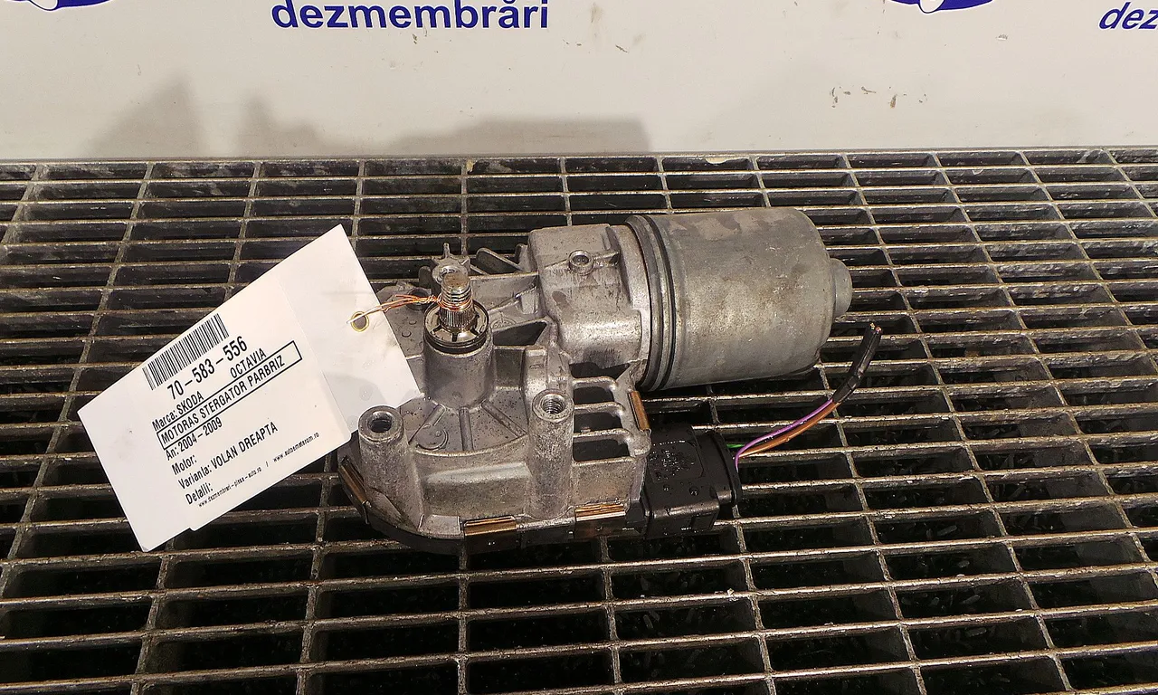 MOTORAS STERGATOR PARBRIZ SKODA OCTAVIA II 2004-2013