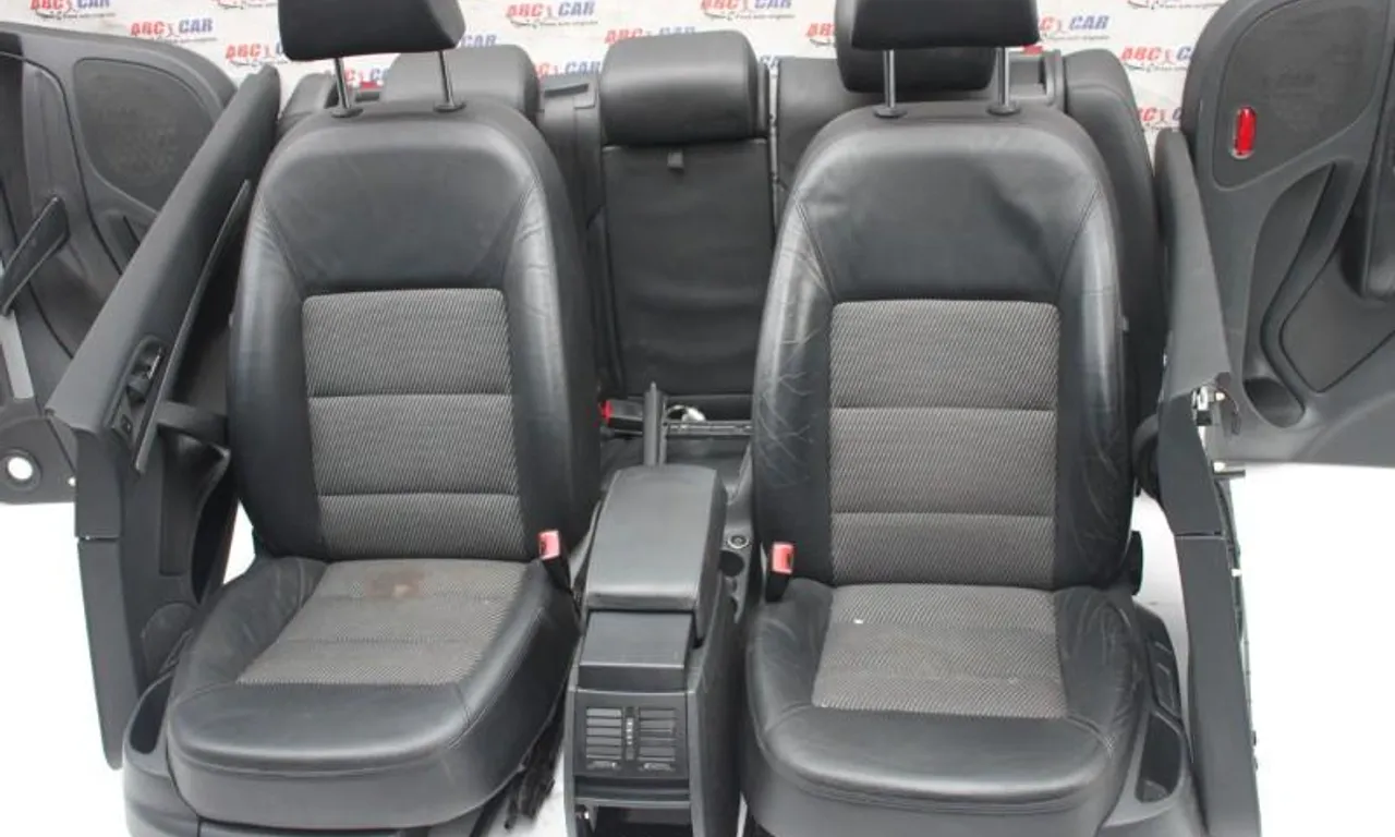 Interior din piele si material textil SKODA OCTAVIA II 2004-2013