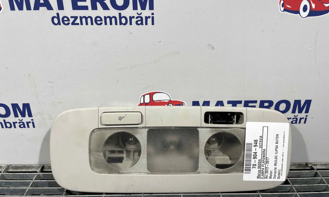 LAMPA PLAFONIERA SKODA OCTAVIA III 2012-2021