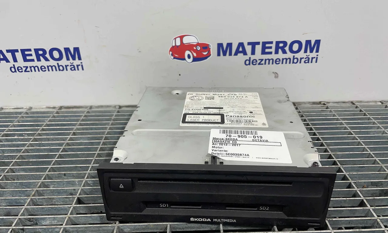 MAGAZIE CD SKODA OCTAVIA III 2012-2021