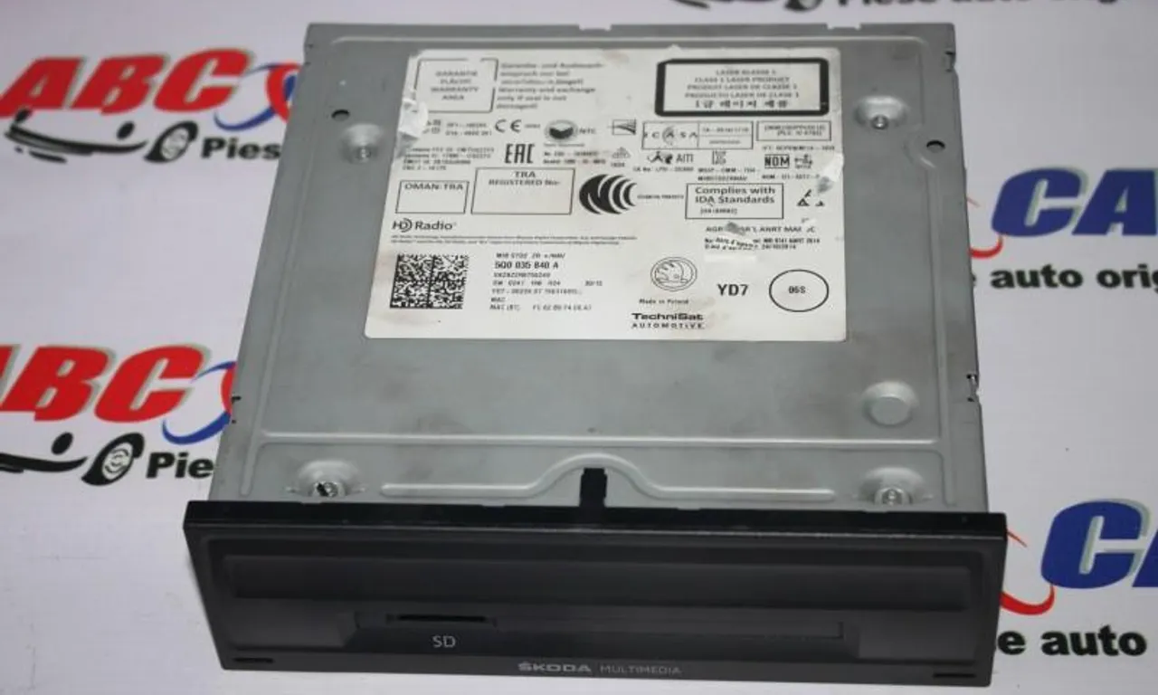 Unitate navigatie SKODA OCTAVIA III 2012-2021