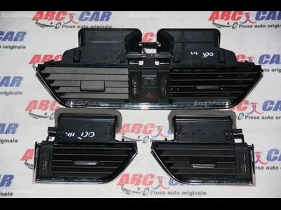Set grile aer bord SKODA OCTAVIA III 2012-2021 oe 5E0820951C, vedere frontata