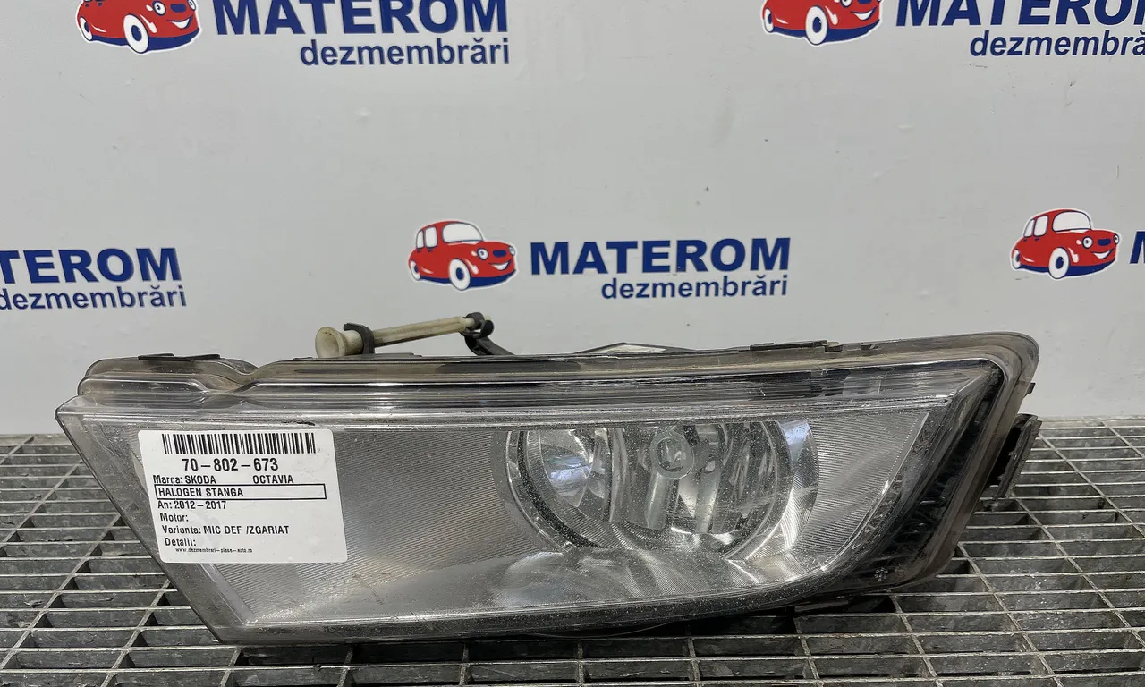 HALOGEN STANGA SKODA OCTAVIA III 2012-2020