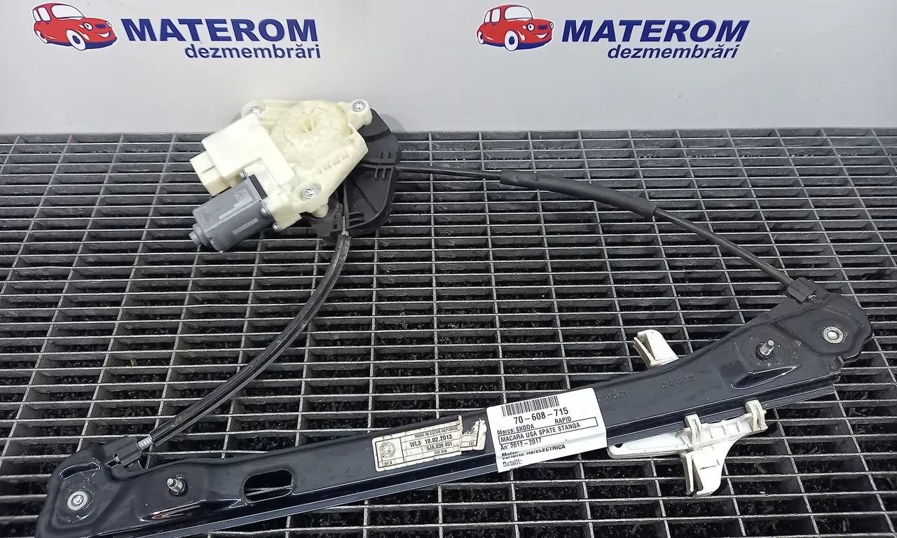 MACARA USA SPATE STANGA SKODA RAPID 2011-2017