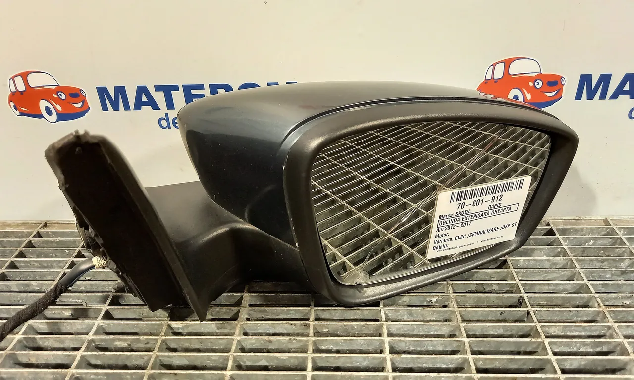 OGLINDA EXTERIOARA DREAPTA SKODA RAPID 2011-2017