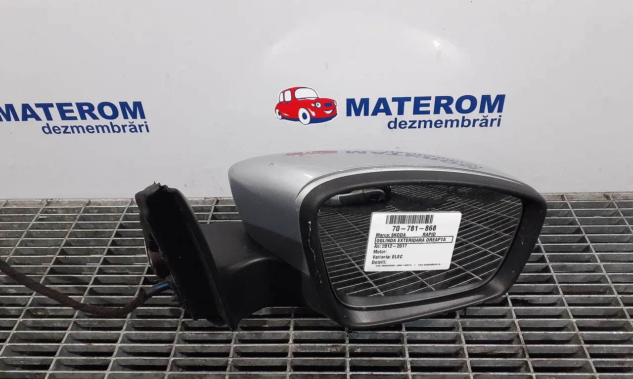 OGLINDA EXTERIOARA DREAPTA SKODA RAPID 2011-2017