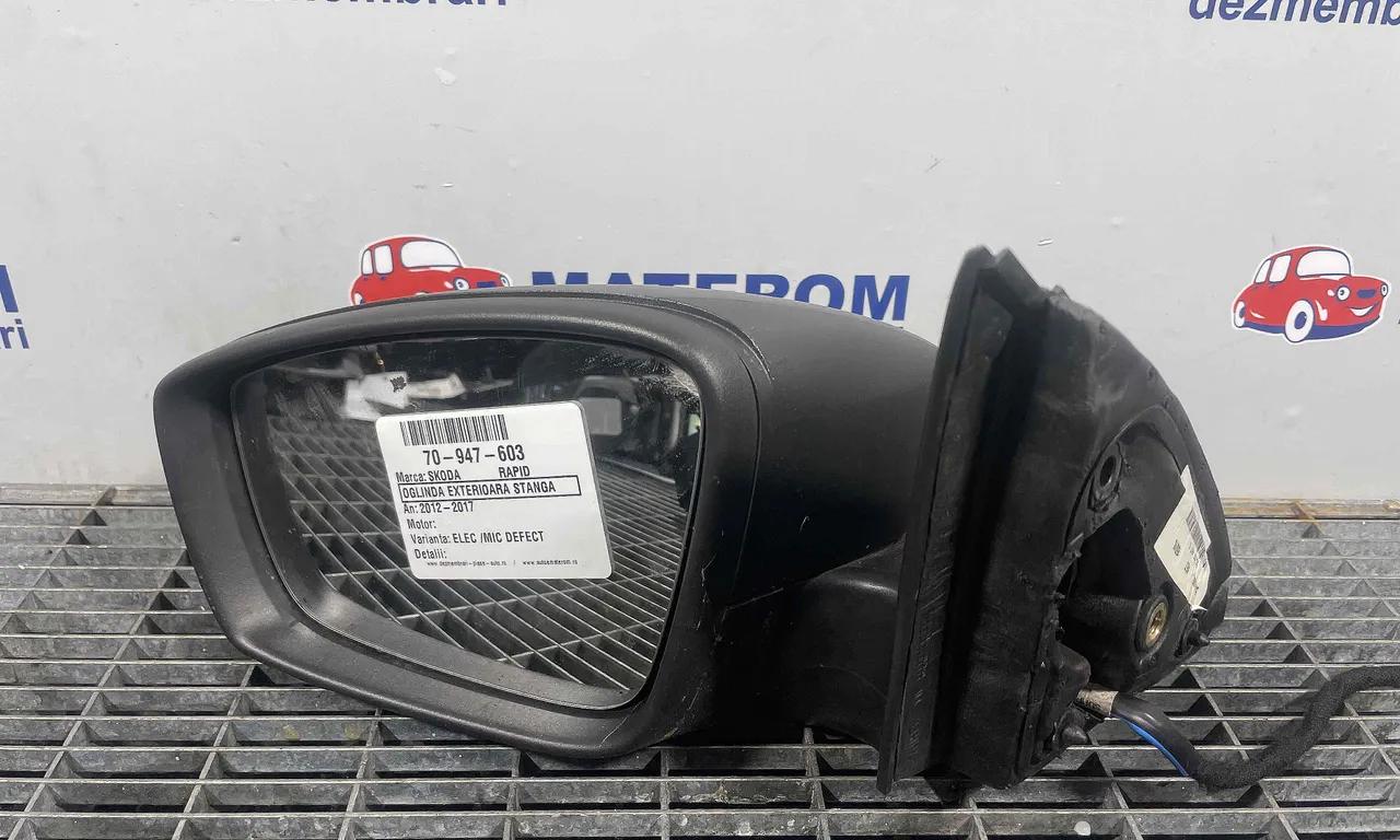 OGLINDA EXTERIOARA STANGA SKODA RAPID 2011-2017