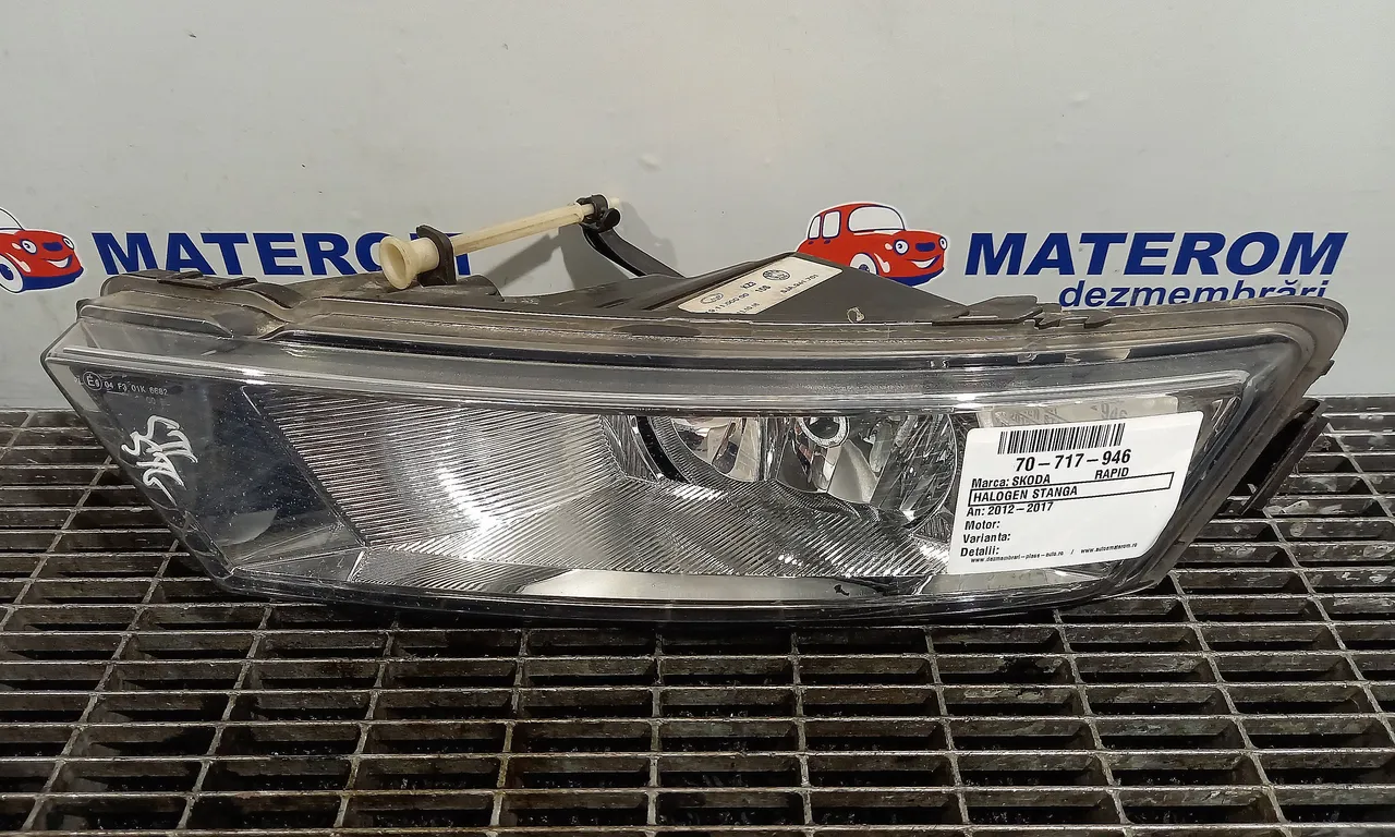 HALOGEN STANGA SKODA RAPID 2011-2017