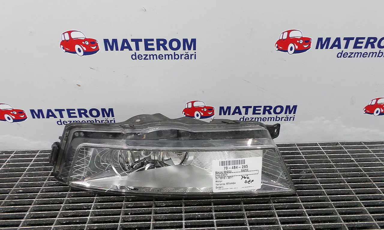 HALOGEN STANGA SKODA RAPID 2011-2017