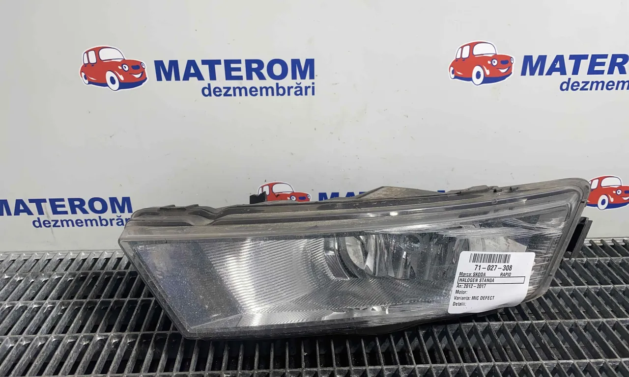 HALOGEN STANGA SKODA RAPID 2011-2017
