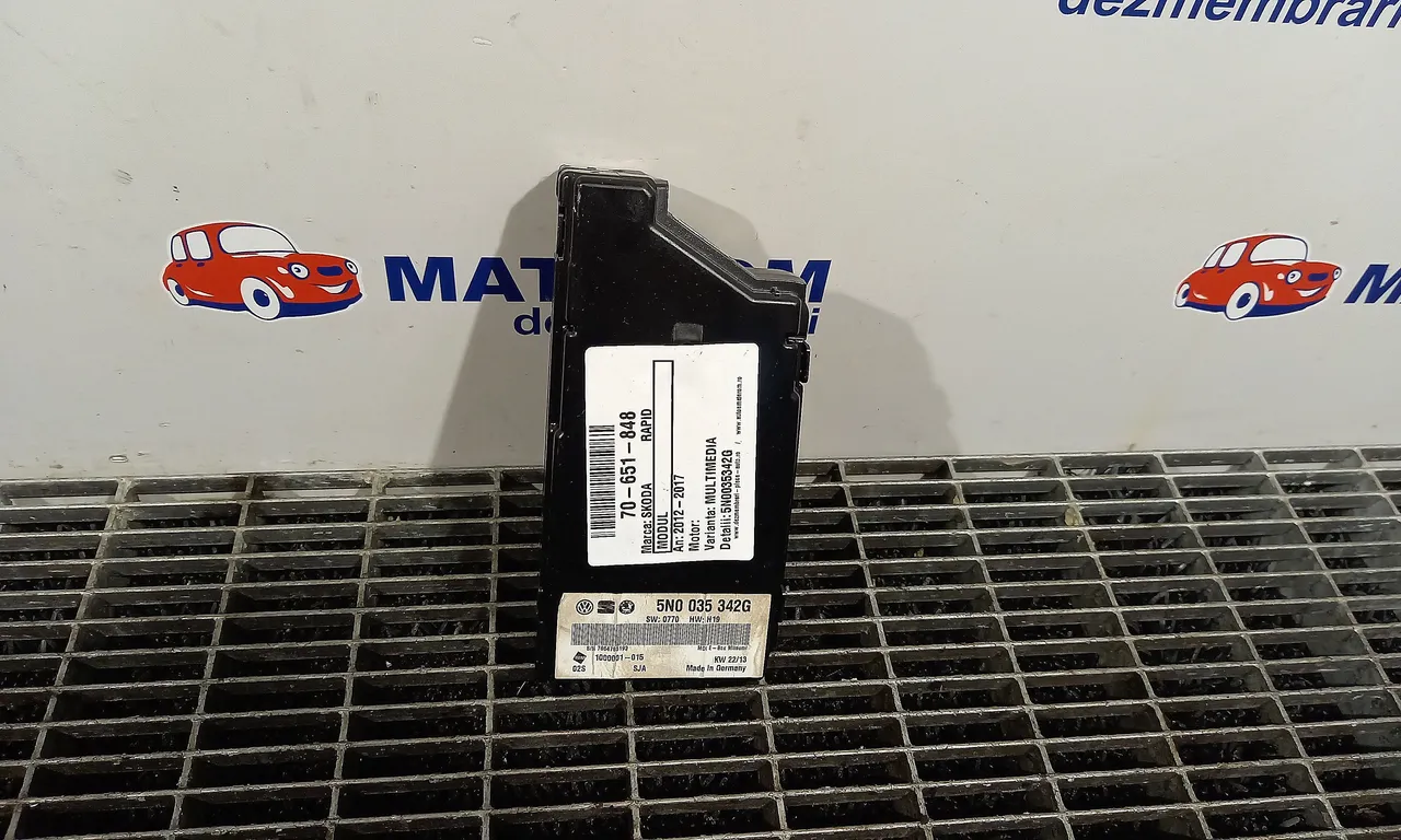 MODUL MULTIMEDIA SKODA RAPID 2011-2017