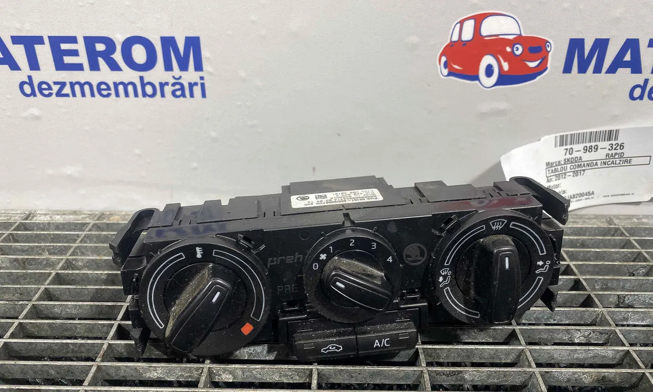 TABLOU COMANDA INCALZIRE SKODA RAPID 2011-2017