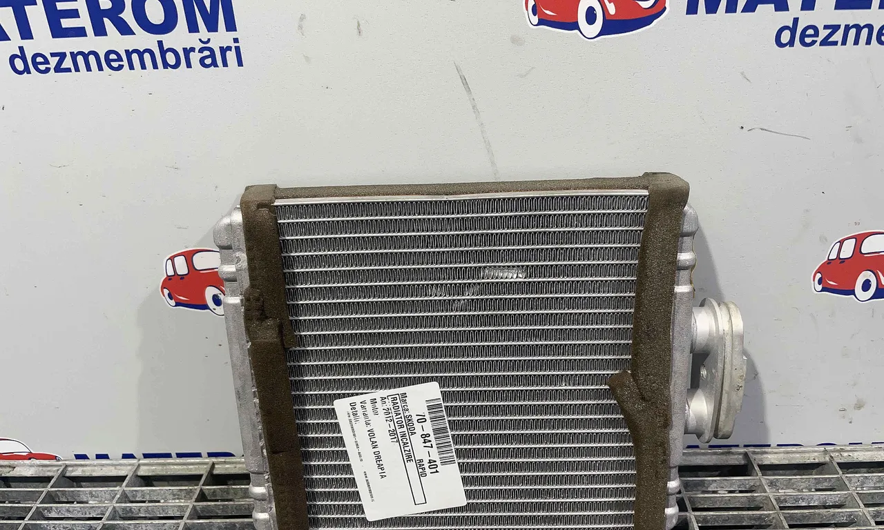 RADIATOR INCALZIRE SKODA RAPID 2011-2017