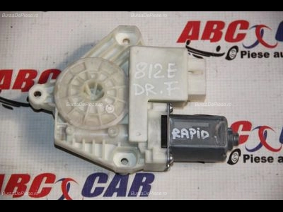 Motoras macara dreapta fata SKODA RAPID 2012-2022 oe 5JA959812E, vedere frontata