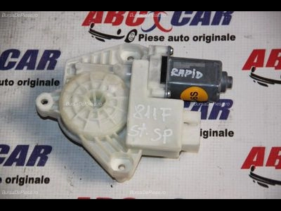 Motoras macara stanga spate SKODA RAPID 2012-2022 oe 5JA959811F, vedere frontata