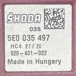 MODUL ANTENA SKODA SCALA 1.0 2019-2023 oe-5E0035497, vedere laterala
