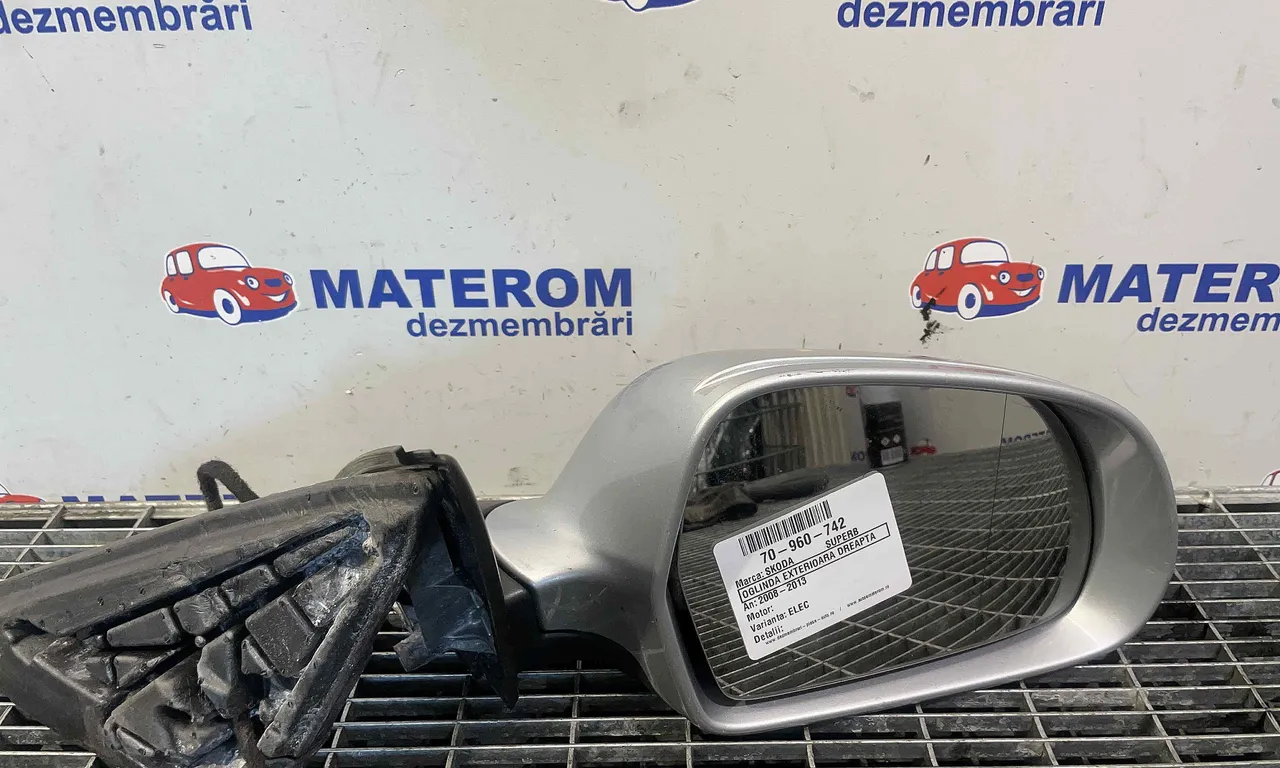 OGLINDA EXTERIOARA DREAPTA SKODA SUPERB II 2008-2015