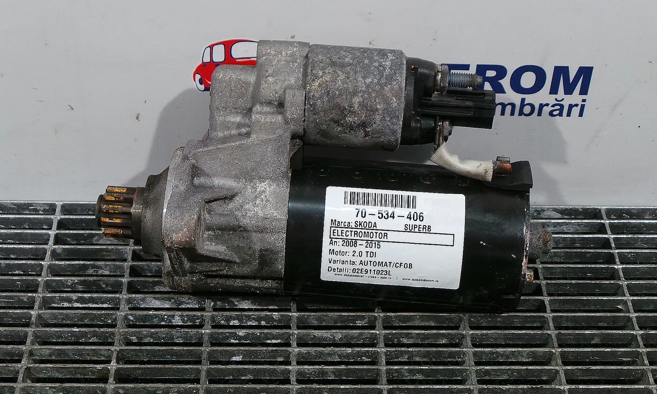 ELECTROMOTOR SKODA SUPERB II 2008-2015